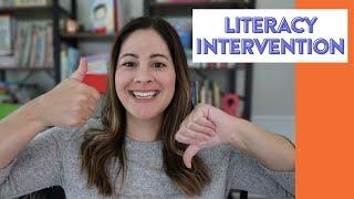Literacy Intervention Strategies and Activities // small group reading activities in K-2
