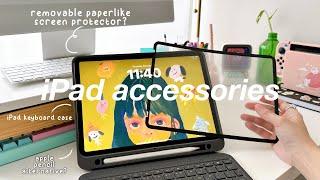 IPAD ACCESSORIES FOR STUDENTS | bare iPad screen vs. removable paperlike screen protector review