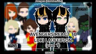 Avengers react to Loki || part 1 (Marvel movies) || (gacha club) || Mxonie