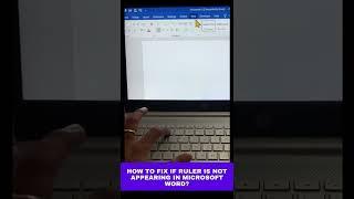 How To Fix If Ruler Is Not Appearing In Microsoft Word?