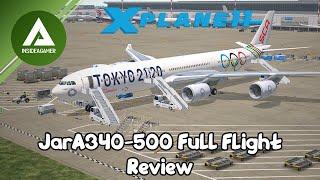 JARDesign A340-500 - First Look - Full Review Flight - ZSPD To RJGG - Simply Connect VA