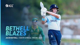 Jacob Bethell's quick-fire 88 v South Africa | U19WC 2022