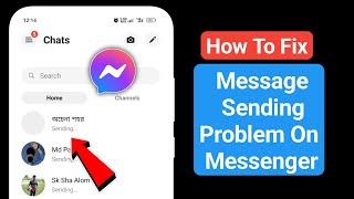 How To Fix Message Sending Problem On Messenger (2024) | Messenger Message Not Sending