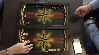 Playing Backgammon | Long Backgammon Party # 1