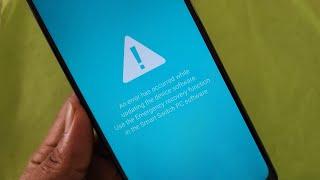 Samsung A125F (A12) An error has occurred while updating the device software solution