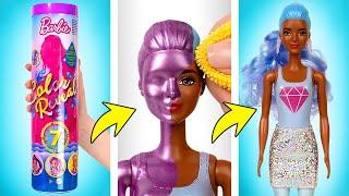 5 Incredibili Bambole Barbie Color Reveal Metallic | Cambiamo Il Loro Look Con L'Acqua!