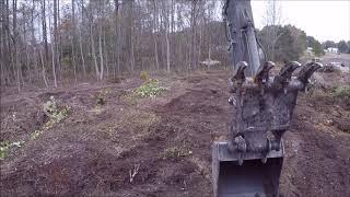 Stumping With The Excavator