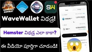 Wave Wallet Withdraw In Telugu|Hamster Kombat Token Withdraw & Trade|tecexp