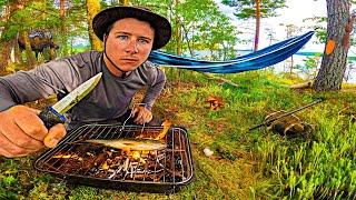 24h seul sur une île déserte, je pêche pour survivre ! ( catch and cook )