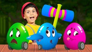 Surprise Eggs Transport Kids Songs | BabyBillion | Nursery Rhymes