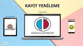 Kayıt Yenileme Nasıl Yapılır? (Uygulamalı Anlatım)