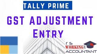 GST Entry in Tally Prime | GST Payable Entry in Tally