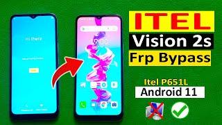 itel Vision 2S frp bypass, itel Vision 2S android 11 frp bypass New Security, itel P561L frp bypass