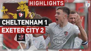 HIGHLIGHTS: Cheltenham Town 1 Exeter City 2 (1/4/24) EFL Sky Bet League One