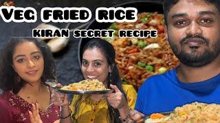 Vegetable fried rice recipe in Kannada. - || Kiranyashu || family ||||  best recipes ||