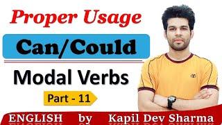 Use of CAN and COULD Modal Verbs Competitive & Spoken English by Kapil Dev Sharma