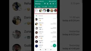 How to enable instagram like story on gb WhatsApp #shorts