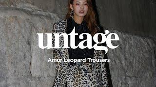 언티지 아무르 레오파드 트라우저 / AMUR LEOPARD TROUSERS by UNTAGE