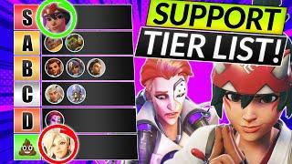 NEW SEASON 11 SUPPORT TIER LIST - BEST and WORST Heroes to Main - Overwatch 2 Guide