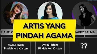 Daftar artis Indonesia yang pindah agama