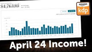 April 2024 Income Report (KDP Low-Content Book Earnings)