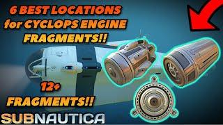 The BEST LOCATIONS For finding Cyclops Engine Fragments in Subnautica