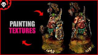 How to Paint Grimdark Lord of Blights | Painting TEXTURES | NO Oils