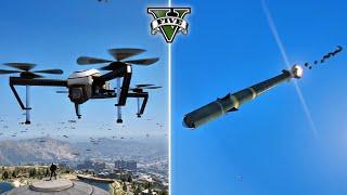 Waypoint Missiles and Police Drones Mod for GTA V