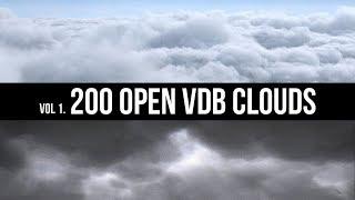 V-Ray NEXT Clouds volume Grid VDB Files