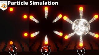 Blender Tutorial - Sci-Fi Particle Simulation in Eevee Blender 2.9 | Blender Timelapse