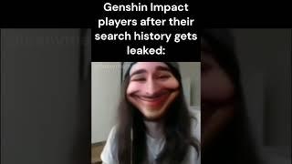 Genshin Impact players search history