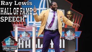 Ray Lewis FULL Hall of Fame Speech | 2018 Pro Football Hall of Fame | NFL