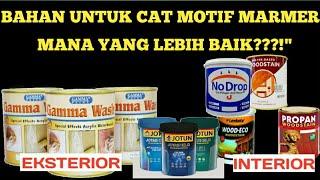 MARI BAHAS TENTANG BAHAN CAT MOTIF MARMER