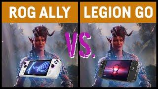 ASUS ROG ALLY vs. LENOVO LEGION GO in 10 Games