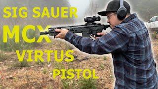 Sig Sauer MCX Virtus Pistol | Beyond The Black Shirt | Part One