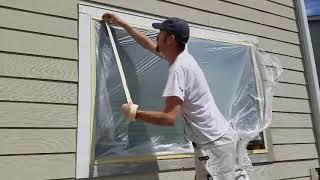 House Painting: How to Mask Windows Like a Pro.