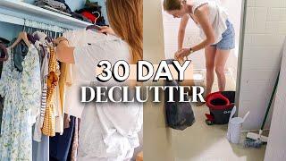 I TRIED DECLUTTERING FOR 30 DAYS | decluttering, organizing & simplifying my home