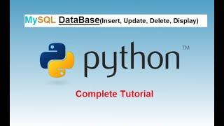 Python Tutorual for Beginners - How to Connect MySql database with Python Project ! Complete CRUD