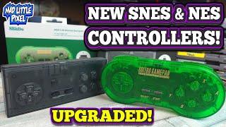 These NEW SNES & NES Wireless Controllers From 8Bitdo Have Been UPGRADED!