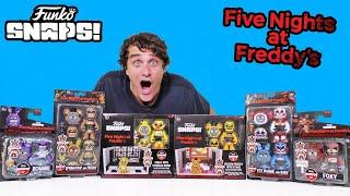 FNAF FUNKO SNAPS PLAYSETS FIGURES AND 2 PACKS COMPLETE COLLECTION ! || Unboxing Review || Konas2002