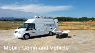 This is JOUAV VCS-100 UAV Mobile Command Vehicle