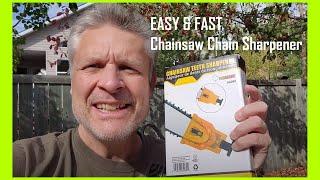 Easiest Way To Sharpen Chainsaw & Basic Chainsaw Maintenance