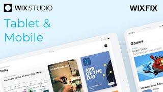 Tablet and Mobile Web Design in Wix Studio | Wix Fix