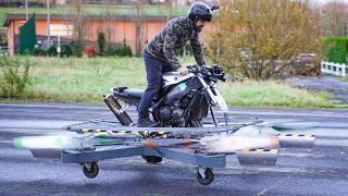 DIY Hoverbike: Motorcycle Modified for Flight