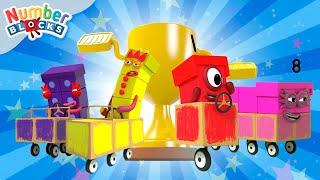  Epic Number Race!  | Learn to count | Maths for Kids 123 | @Numberblocks