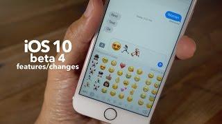 New iOS 10 beta 4 features / changes!