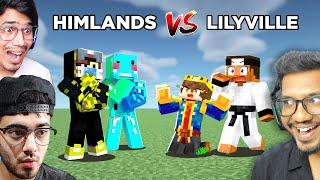 Himlands VS Lilyville SMP Most Savage Leader In Minecraft Funny Moments