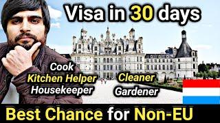 Luxembourg Biggest Offer | Luxembourg Country Work Visa | Luxembourg FREE Work Permit | Schengen