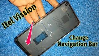 Itel16pro Vision 2 Change Navigation Bar | How to Unable Option Navigation bar | Back Button Vision