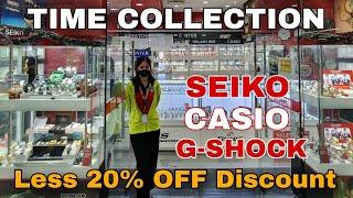 TIME COLLECTION SEIKO, CASIO G-SHOCK , Promo Less 20% OFF Discount